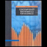 Contemporary Mathematics for Business and Consumers (Custom)