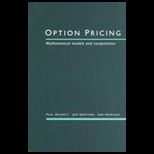 Option Pricing  Mathematical Models and Computation