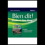 Holt McDougal Bien Dit Student eEdition DVD ROM Level 3 2013