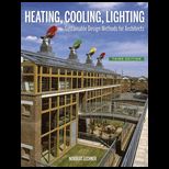 Heating, Cooling, Lighting  Design Methods for Architects