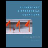 Elementary Differential Equations   With CD