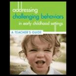 Addressing Challenging Behaviors   With CD