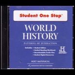 World History Patterns of Interaction Student One Stop DVD ROM
