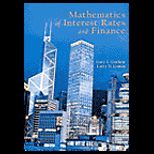 Mathematics of Interest Rates and Finance