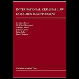International Criminal Law Documents   Supplement