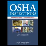 Osha Inspections  Preparation and Response