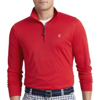 Izod Golf Long Sleeve Slim Fit Pullover, Red, Mens