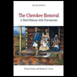 Cherokee Removal  A Brief History with Documents