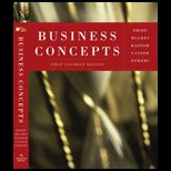 Business Concepts First (Canadian Edition)