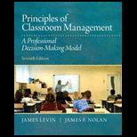 Principles of Classroom Management A Professional Decision Making Model
