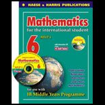 Mathematics for Intl Student   6 MYP 1  With CD