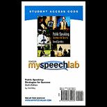 Public Speaking   Myspeechlab Access Code