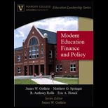 Modern Education Finance and Policy