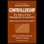 Controllership  The Work of the Managerial Accountant, 2008 Cumulative Supplement