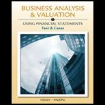 Business Analysis and Valuation Text Only