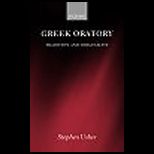 Greek Oratory Tradition and Originality