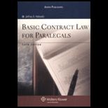 Basic Contract Law for Paralegals   Access