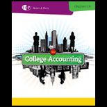College Accounting, Chapter 1 9