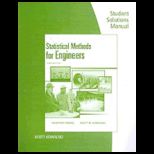 Statistical Methods for Engineering  Stud. Solution Manual
