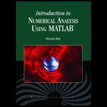 Introduction to Numerical Analysis Using MATLAB   With CD