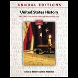 United States History, Volume 1