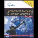 Spreadsheet Modeling and Decision Analysis  Text Only