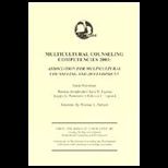 Multicultural Counseling Competencies, 2003  Association for Multicultural Counseling and Development