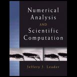 Numerical Analysis and Scientific Computation