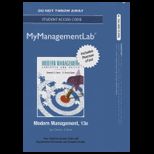 Modern Management Mymanagementlab and Etext