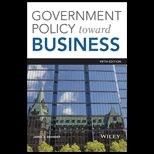 Government Policy Toward Business (Canadian)