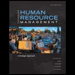 Canadian Human Resource Management   Text