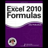 Excel 2010 Formulas   With CD