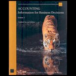Accounting Information for Business Dec. Volume 1CUSTOM<