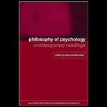 Philosophy of Psychology Contemporary Readings