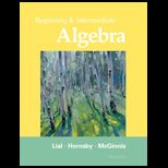 Beginning and Intermediate Algebra Package