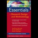 Essentials of Research Design and Methodology