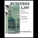 Business Law  The Legal Ethical and  International E Commerce Environment / With CD ROM