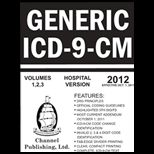 Generic ICD 9 CM 2012, Vols 1,2 and 3 Hospital Version
