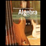 Elementary and Intermediate Algebra   With Access