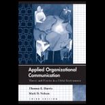 Applied Organizational Communication