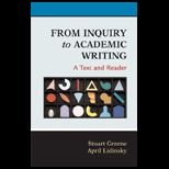 From Inquiry to Academic Writing, A Text and Reader