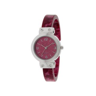 Womens Color Dial Bangle Watch, Red