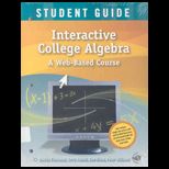 Interactive College Algebra Study Guide   With CD