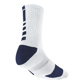 Nike Basketball Elite Crew Socks, White, Mens