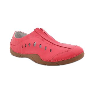 Propet Swift Womens Casual Leather Zip Shoes, Red