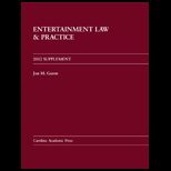 Entertainment Law and Practice 2012 Supplement