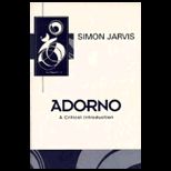 Adorno Critical Introduction