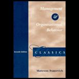 Management and Organizational Behavior Classics