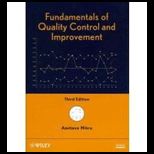 Fundamentals of Quality Control and Improvement, with MINITAB Software   With CD