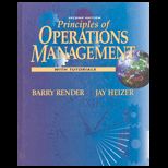 Principles of Operations Management  With Tutorials / With Disk